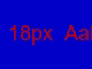 red 18 px text on blue, original HEIC file, zoomed in 4x